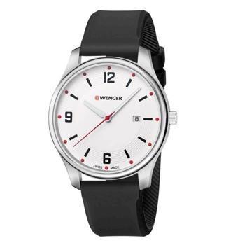 Wenger City Active mat rustfri stål quartz Herre ur, model 01.1441.108